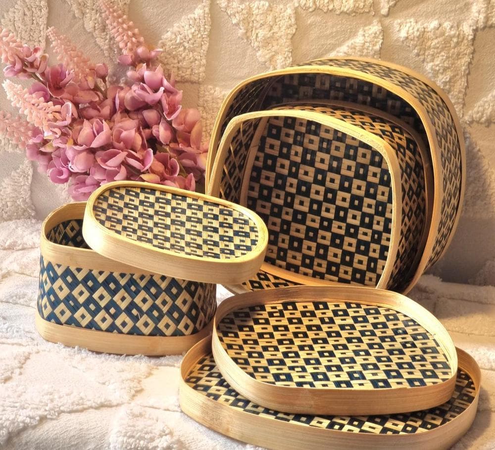 Nestora Handcrafted Bamboo Storage Box